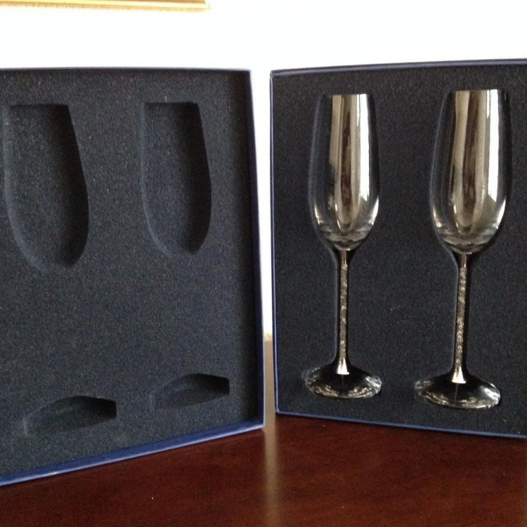 Crystalline Toasting Flutes (Set of 2)