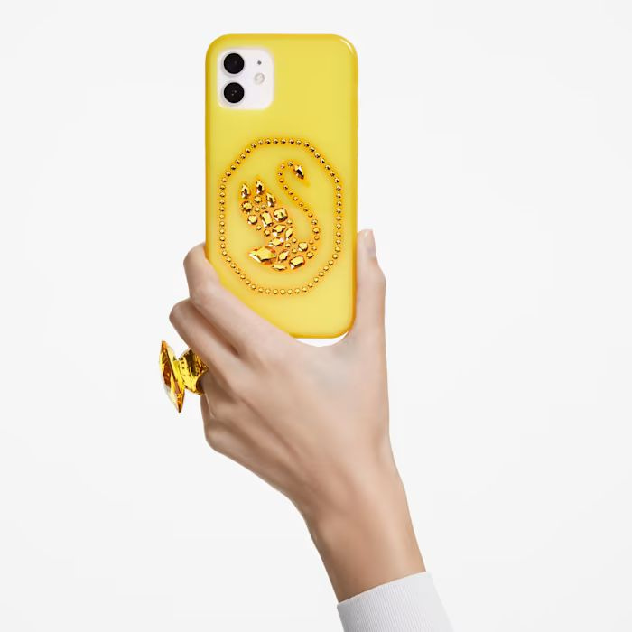 Smartphone case Swan, iPhone® 13 Pro, Yellow