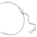 Mesmera bracelet Mixed cuts, Green, Rhodium plated