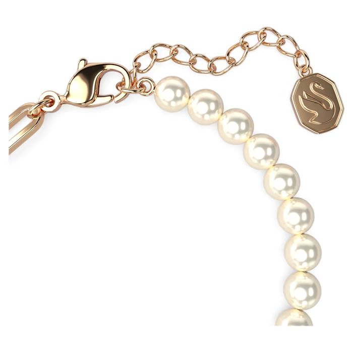 Teddy bracelet Bear, Pink, Rose gold-tone plated