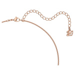 Teddy pendant, Pink, Rose gold-tone plated