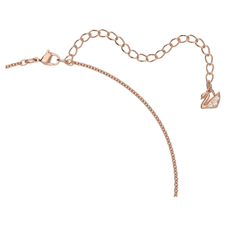 Teddy pendant, Pink, Rose gold-tone plated