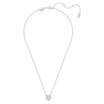 Una set Octagon cut, Pink, Rose gold-tone plated