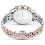 Octea Chrono watch Swiss Made, Metal bracelet, Rose gold tone, Mixed metal finish