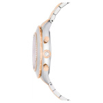 Octea Chrono watch Swiss Made, Metal bracelet, Rose gold tone, Mixed metal finish