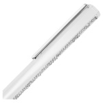 Crystal Shimmer ballpoint pen White lacquered, Chrome plated