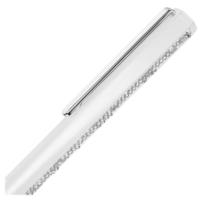 Crystal Shimmer ballpoint pen White lacquered, Chrome plated