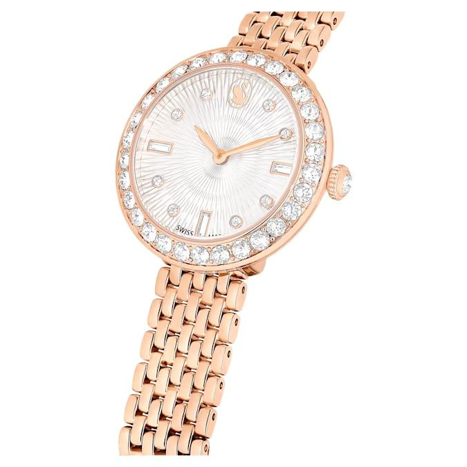 Certa watch Swiss Made, Metal bracelet, Rose gold tone, Rose gold-tone finish