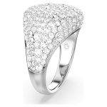 Sublima cocktail ring White, Rhodium plated