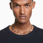 Constella necklace White, Gold-tone plated