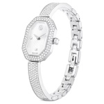 Dextera Bangle watch Swiss Made, Metal bracelet, Silver tone, Stainless steel