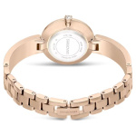 Illumina watch Swiss Made, Metal bracelet, Gold tone, Champagne gold-tone finish