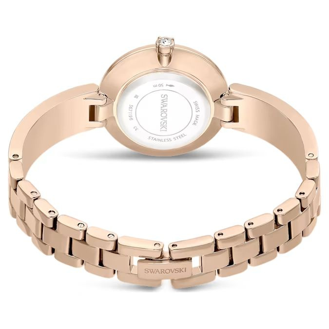 Illumina watch Swiss Made, Metal bracelet, Gold tone, Champagne gold-tone finish
