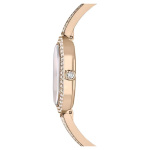 Dextera Bangle watch Swiss Made, Metal bracelet, Gold tone, Champagne gold-tone finish
