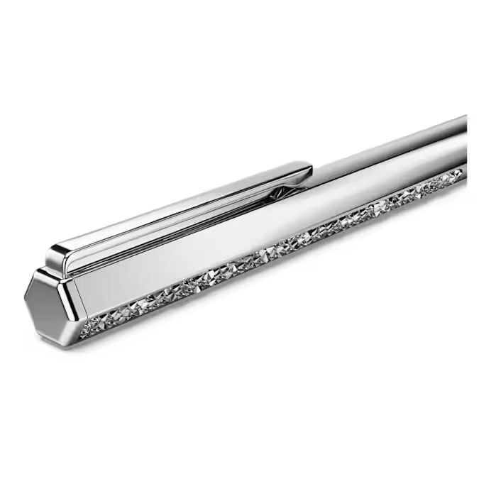 Crystal Shimmer ballpoint pen Silver tone, Chrome plated