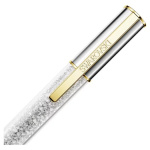 Crystalline Lustre ballpoint pen Silver tone, Mixed metal finish