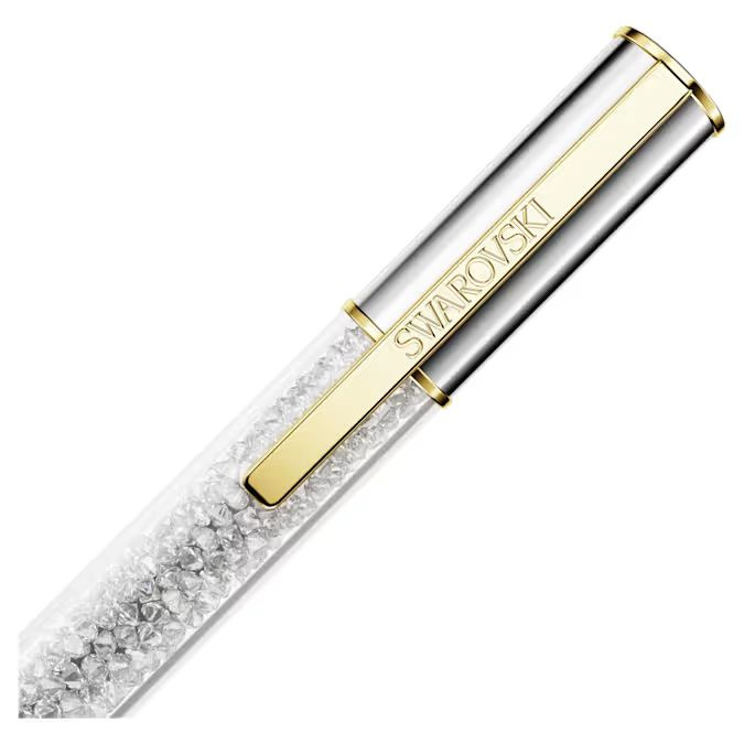 Crystalline Lustre ballpoint pen Silver tone, Mixed metal finish