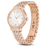 Imber watch Swiss Made, Metal bracelet, Rose gold tone, Rose gold-tone finish