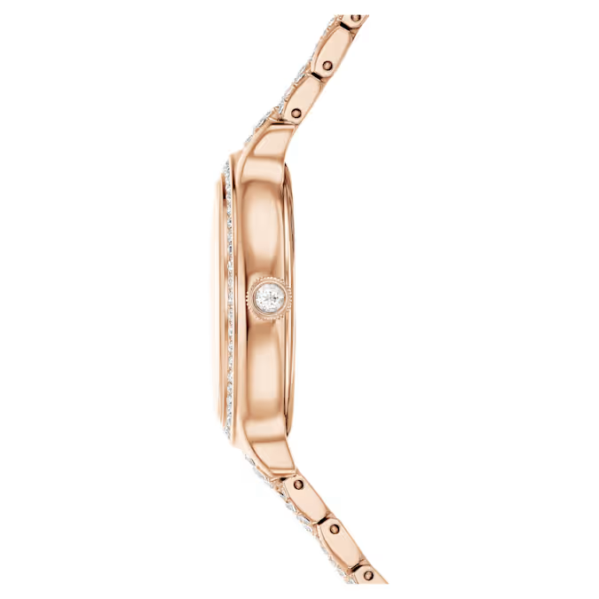 Imber watch Swiss Made, Metal bracelet, Rose gold tone, Rose gold-tone finish
