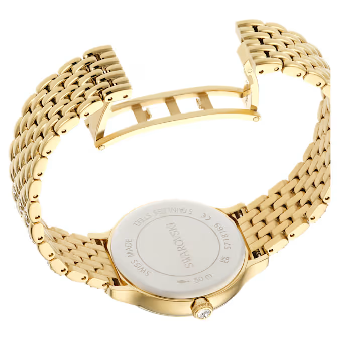 Imber watch Swiss Made, Metal bracelet, Gold tone, Gold-tone finish