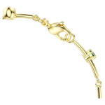 Constella bracelet Mixed cuts, Green, Gold-tone plated