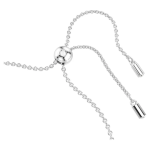 Matrix bracelet Mixed cuts, Blue, Rhodium plated