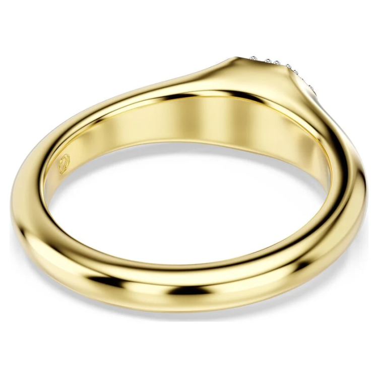 Dextera ring Mixed cuts, White, Gold-tone plated