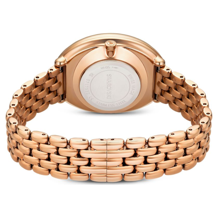 Imber watch Swiss Made, Metal bracelet, Gold tone, Rose gold-tone finish