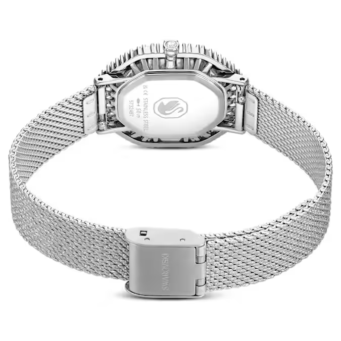 Matrix Octagon watch Metal bracelet, Silver tone, Stainless steel