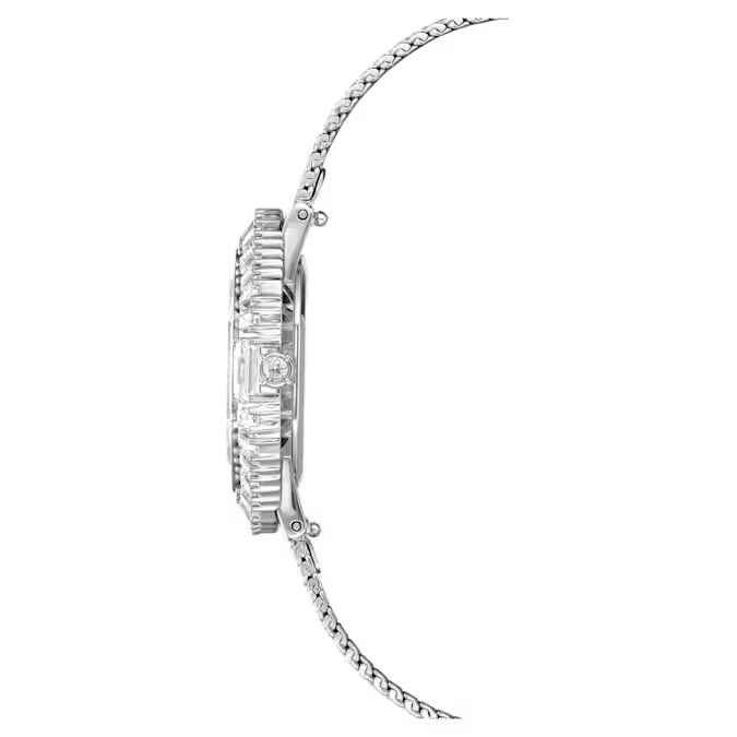 Matrix Octagon watch Metal bracelet, Silver tone, Stainless steel