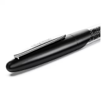 Crystalline Nova rollerball pen Black, Chrome plated