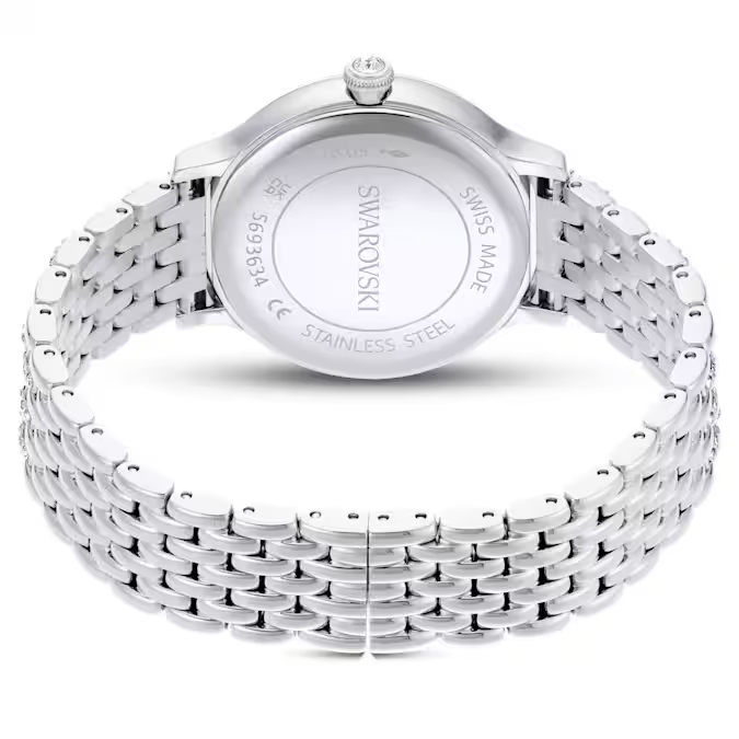 Imber watch Swiss Made, Metal bracelet, Silver tone, Stainless Steel