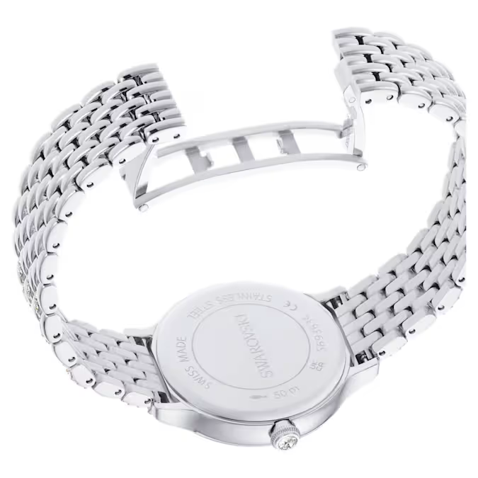 Imber watch Swiss Made, Metal bracelet, Silver tone, Stainless Steel