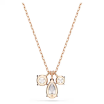 Mesmera pendant Mixed cuts, White, Rose gold-tone plated