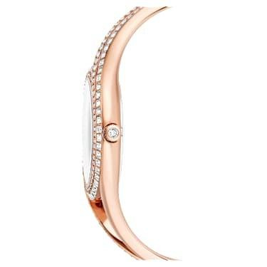 Hyperbola bangle watch Swiss Made, Metal bracelet, Rose gold tone, Rose gold-tone finish