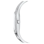 Hyperbola bangle watch Swiss Made, Metal bracelet, Silver tone, Stainless steel