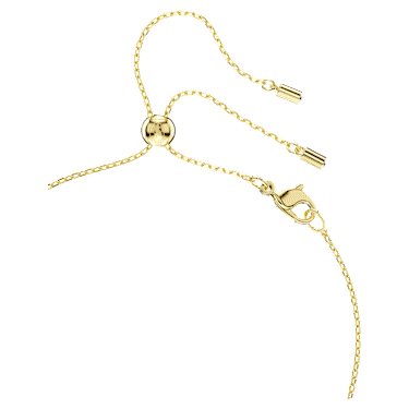 Mesmera pendant Mixed cuts, Green, Gold-tone plated