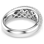 Sublima ring White, Rhodium plated