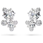 Constella set Mixed cuts, White, Rhodium plated