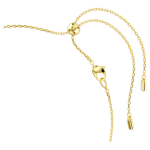 Idyllia necklace Crystal pearl, Mixed cuts, Flower, Multicolored, Gold-tone plated