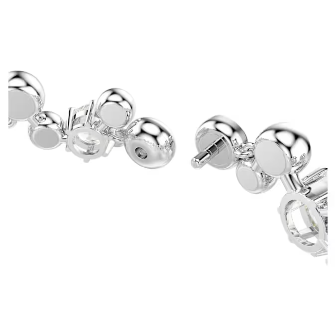 Constella bracelet Mixed cuts, White, Rhodium plated