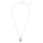 Sublima pendant White, Rhodium plated