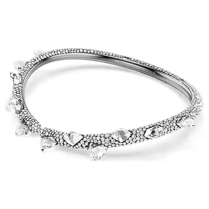 Sublima choker White, Ruthenium plated