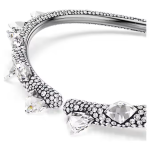 Sublima choker White, Ruthenium plated