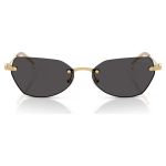 Sunglasses Pillow shape, SK7038, Gold tone