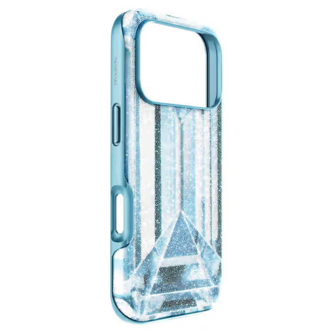 High smartphone case Crystal effect, iPhone® 17 Pro, Blue