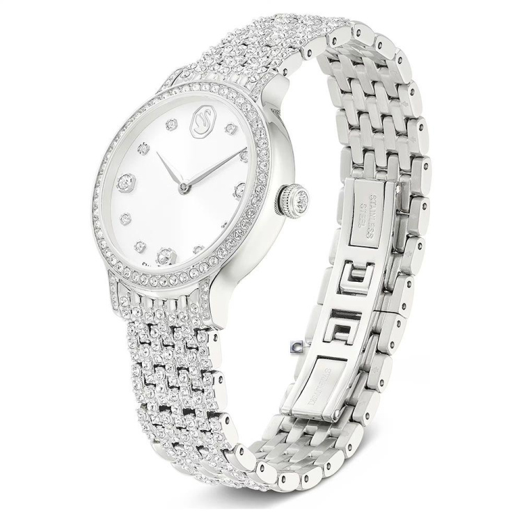 Imber watch Swiss Made, Metal bracelet, Silver tone, Stainless steel