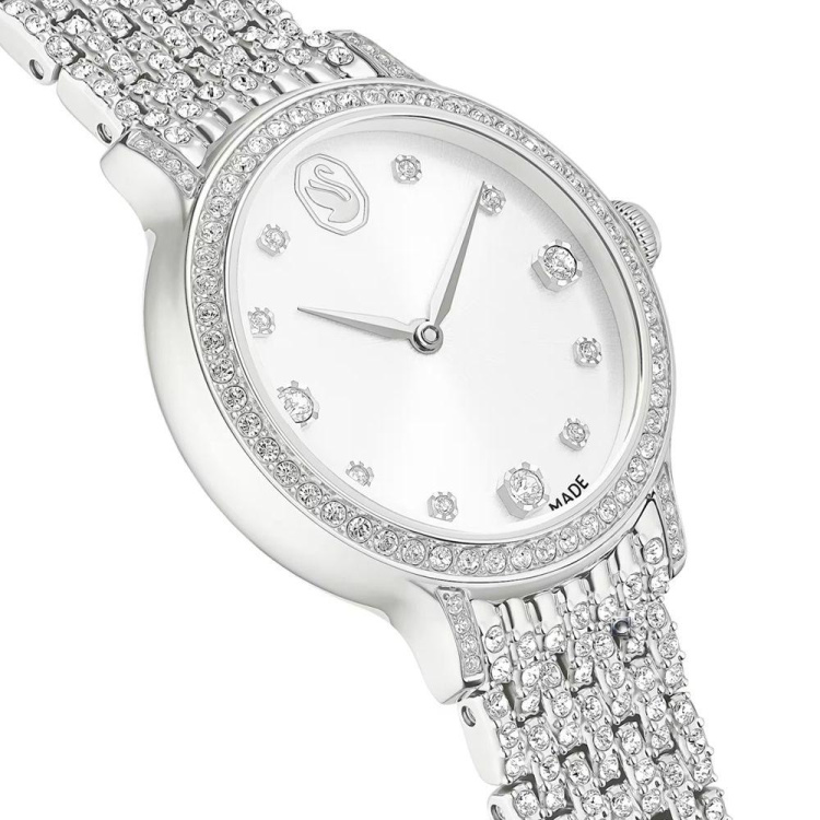 Imber watch Swiss Made, Metal bracelet, Silver tone, Stainless steel