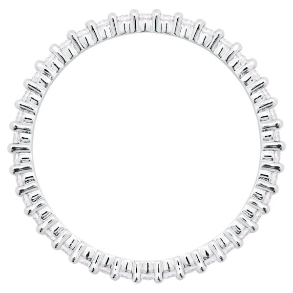 Vittore ring, White, Rhodium plated
