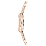 Dextera octagon watch Swiss Made, Metal bracelet, Gold tone, Rose gold-tone finish